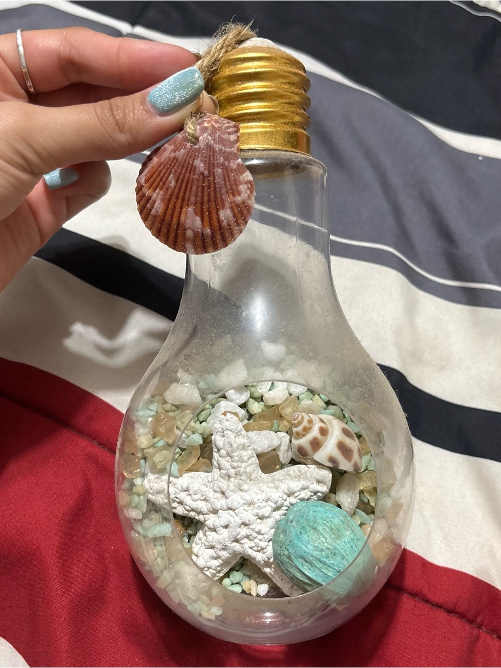 Beach themed light bulb